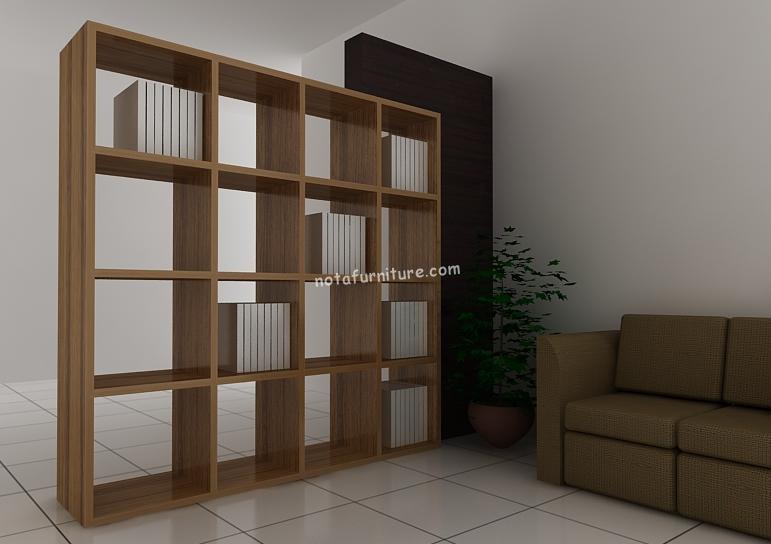 Contoh Desain Lemari Pembatas Ruangan Nota Furniture