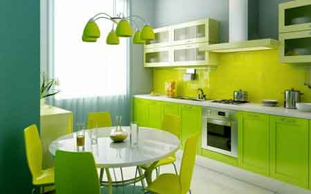 tips memilih cat untuk dapur minimalis warna hijau